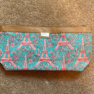 Mandu large makeup bag. Eiffel Tower. New